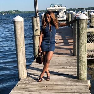 Zara Mini Denim Dress